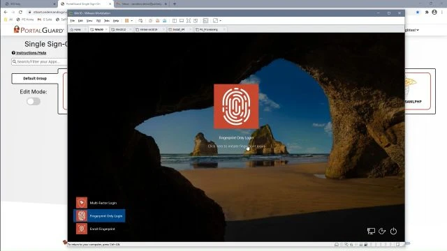 Desktop Login With PortalGuard