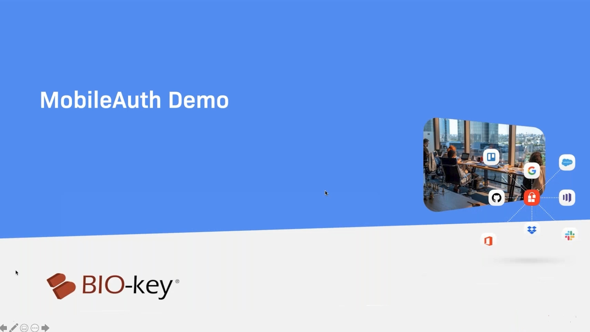 Bio-Key Mobile Auth Demonstration