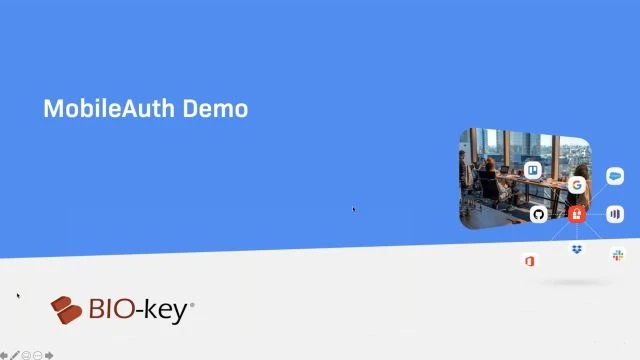 Bio-Key Mobile Auth Demonstration