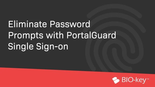 Single Sign On With PortalGuard - Small Presentation