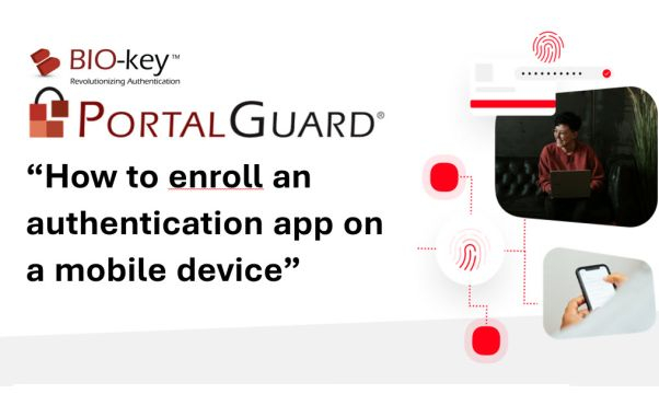 How to enroll an authentication app on a mobile device