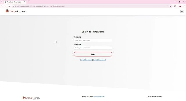 PortalGuard - Exchange Onpremisse Integration with SSO